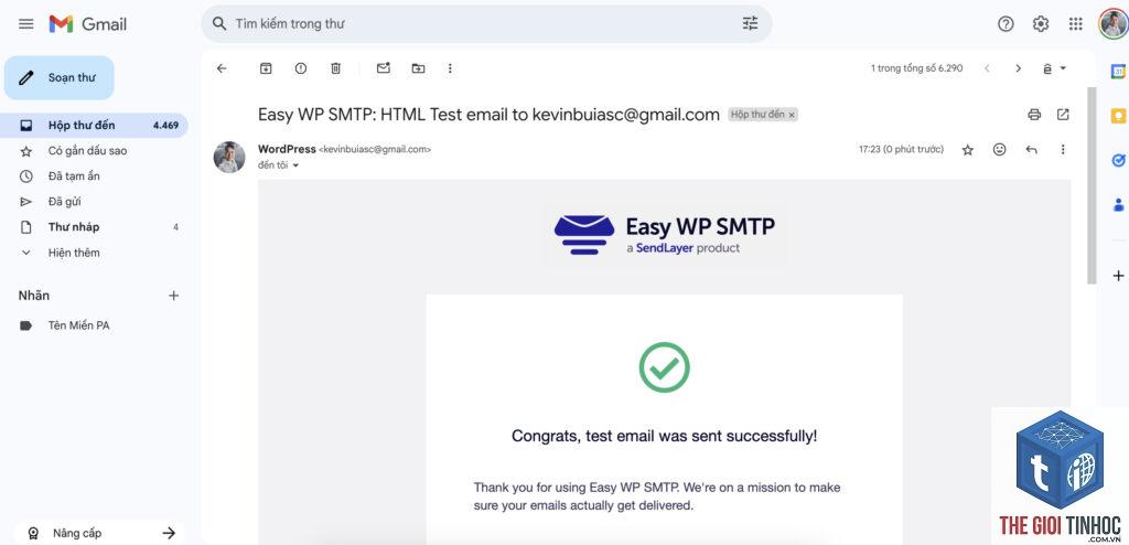 wordpress gmail smtp app password lỗi - Hình 3