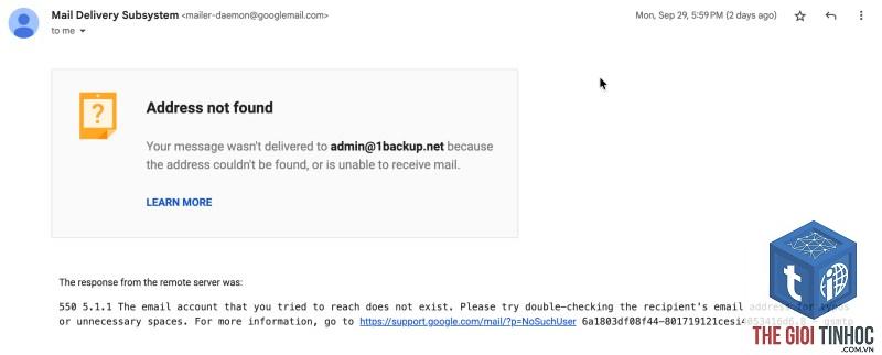 wordpress google workspace email lỗi - Hình 4