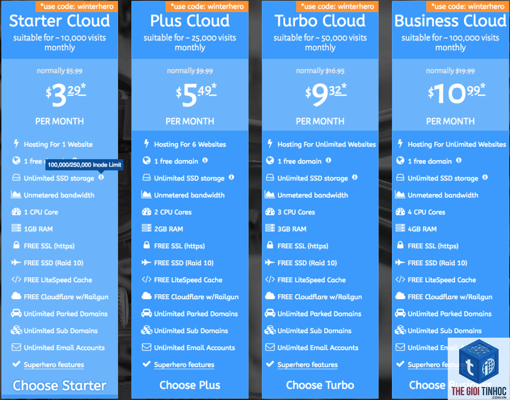 wordpress hosting inode limit