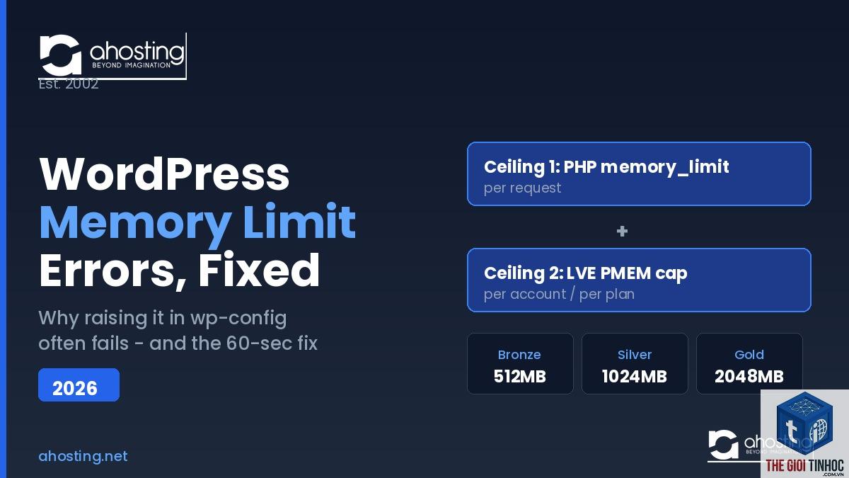 wordpress hosting memory limit - Hình 1