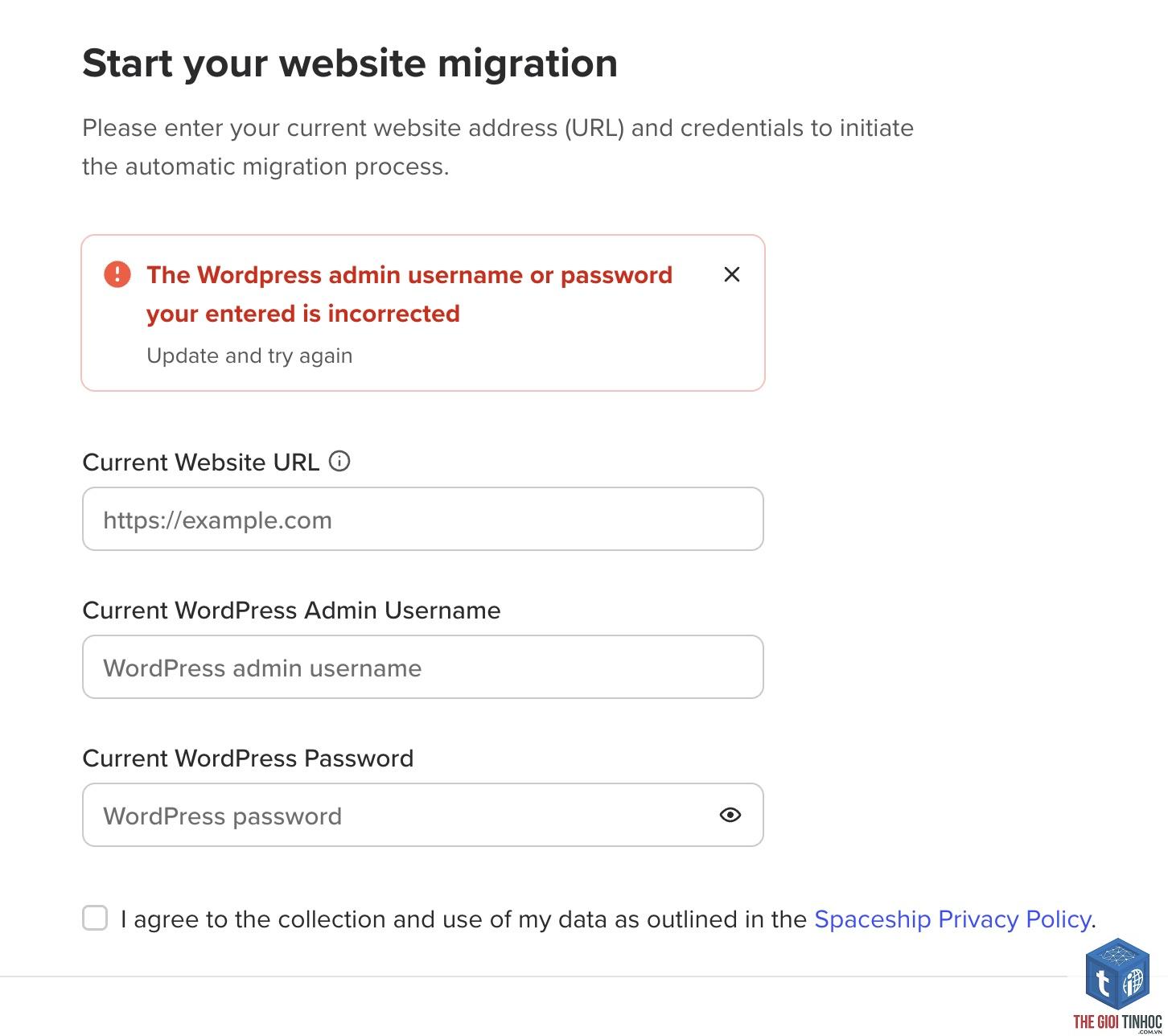 wordpress hosting migration lỗi - Hình 2