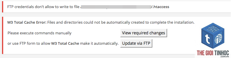 wordpress htaccess permission error