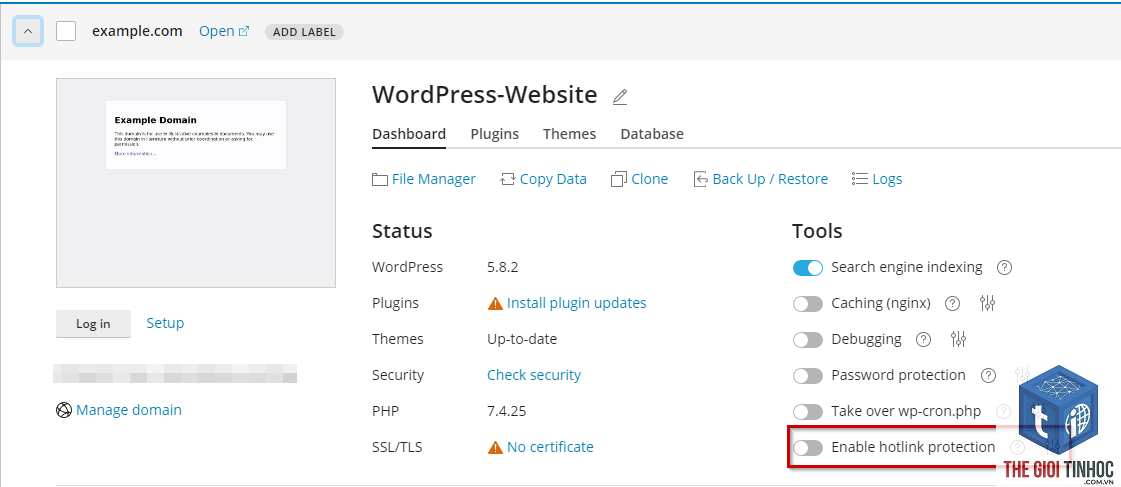 wordpress image hotlink protection lỗi - Hình 2