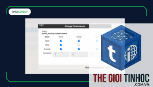 wordpress image permissions lỗi