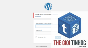 wordpress login error