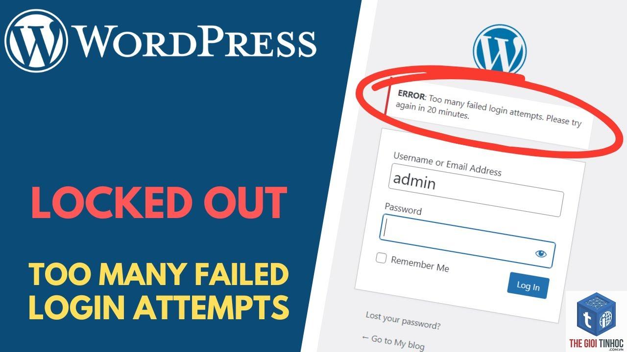 wordpress login failed - Hình 5
