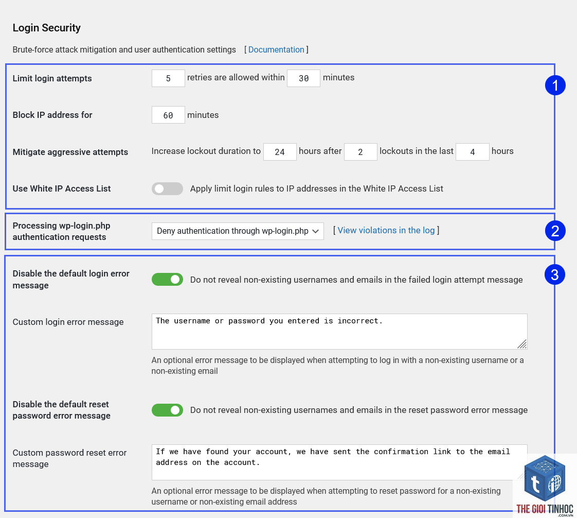 wordpress login security error - Hình 5