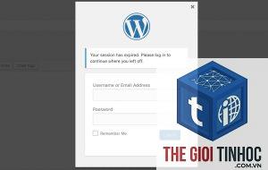 wordpress login timeout