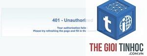 wordpress lỗi 401