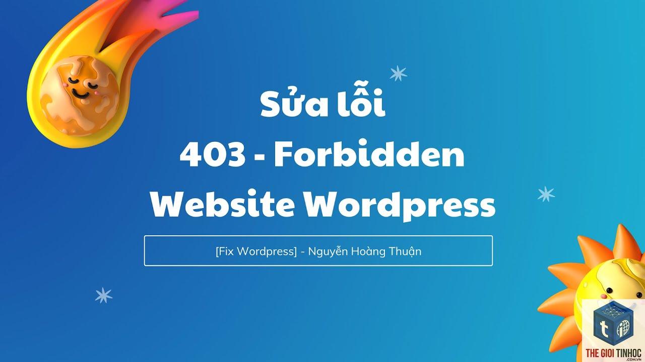 wordpress lỗi 403 - Hình 3