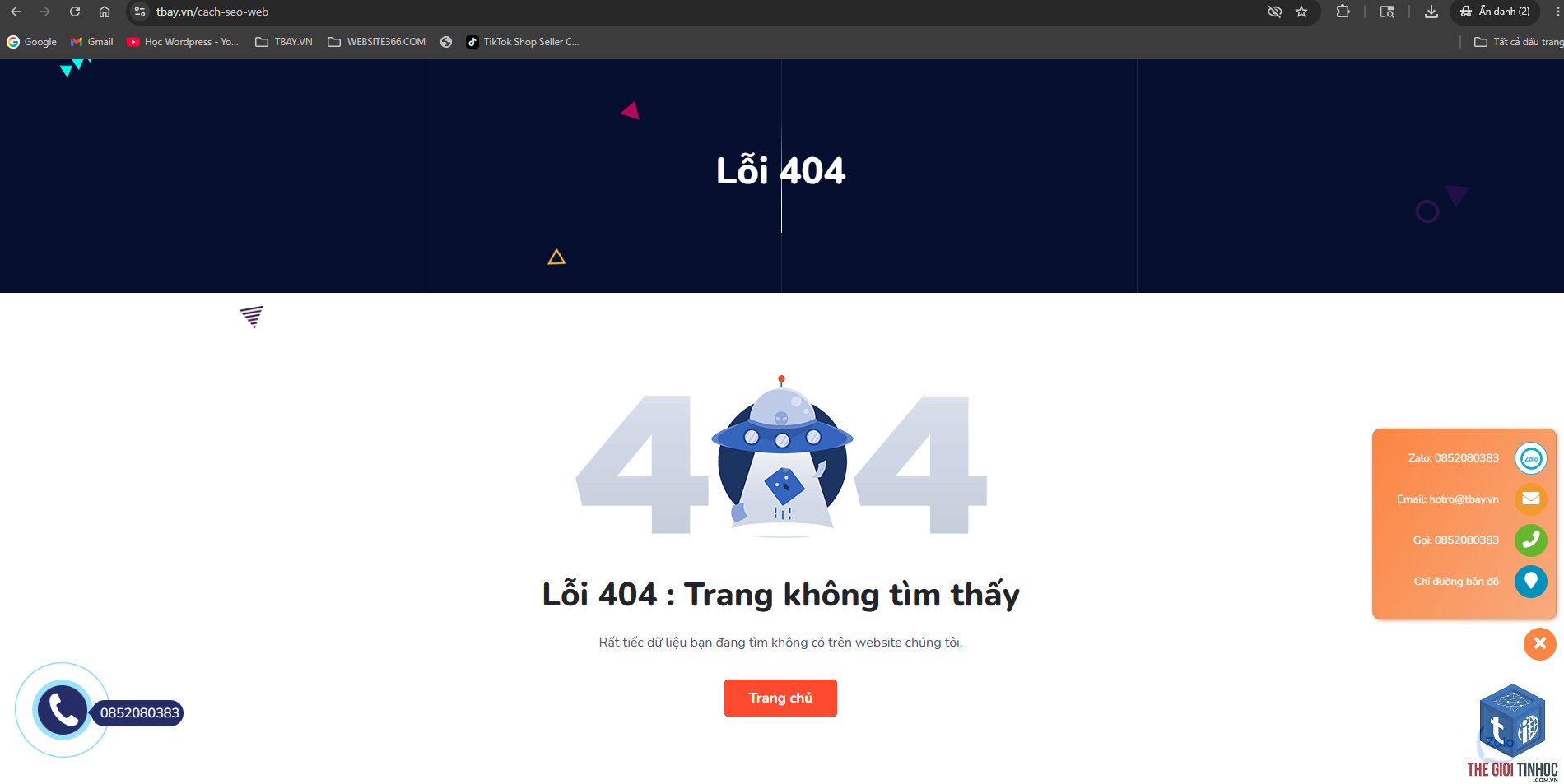 wordpress lỗi 404 - Hình 1
