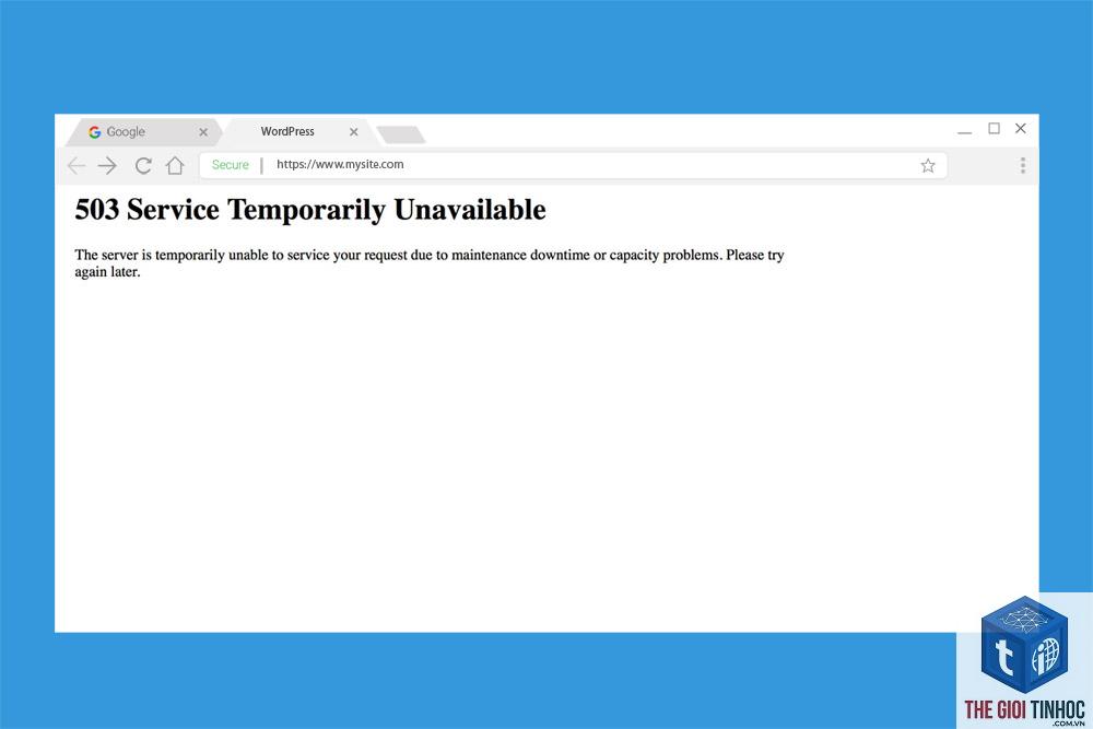 wordpress lỗi 503 - Hình 4