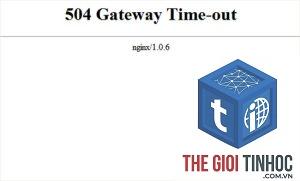 wordpress lỗi 504
