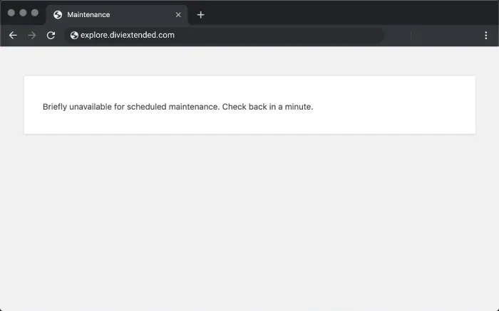 wordpress maintenance mode fix