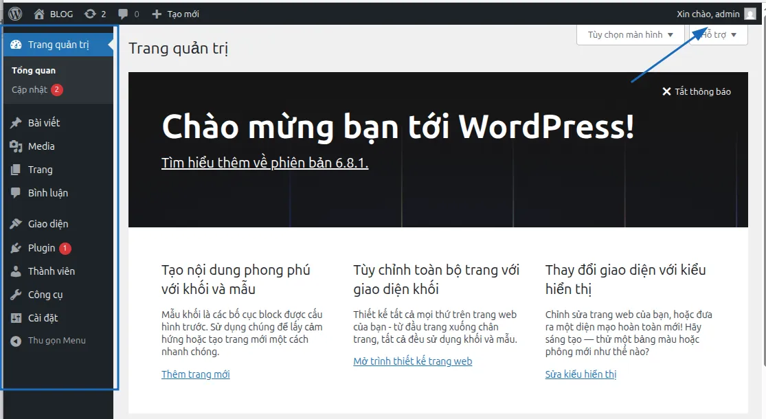 wordpress mất tài khoản admin - Hình 5