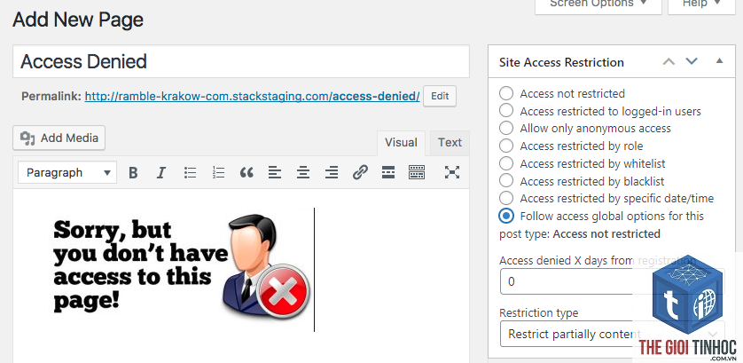 wordpress media access denied - Hình 4