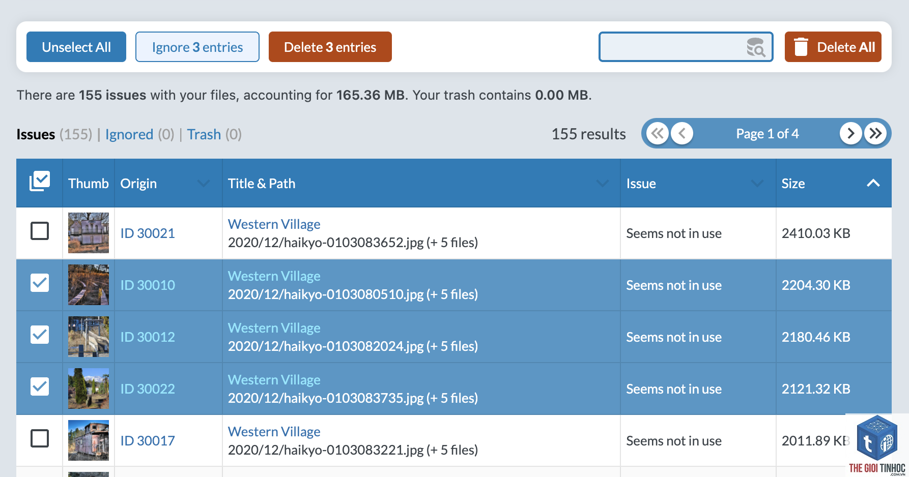 wordpress media cleanup lỗi - Hình 4