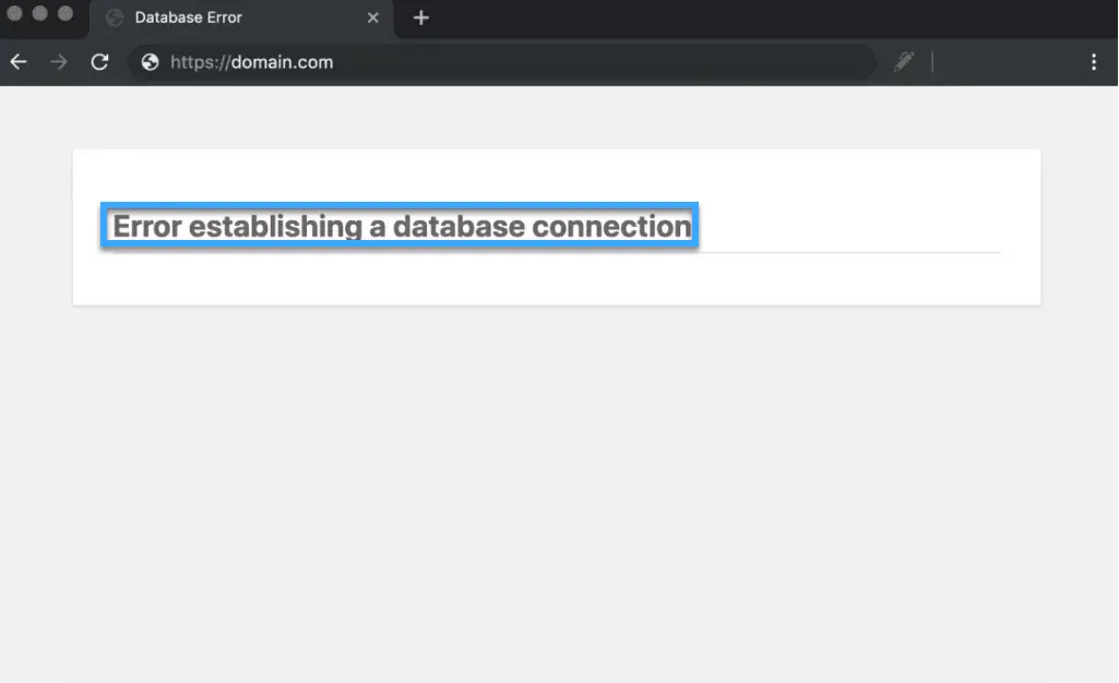 wordpress media database lỗi