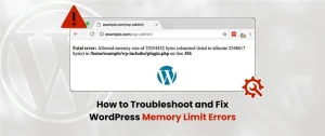 wordpress memory allocation error