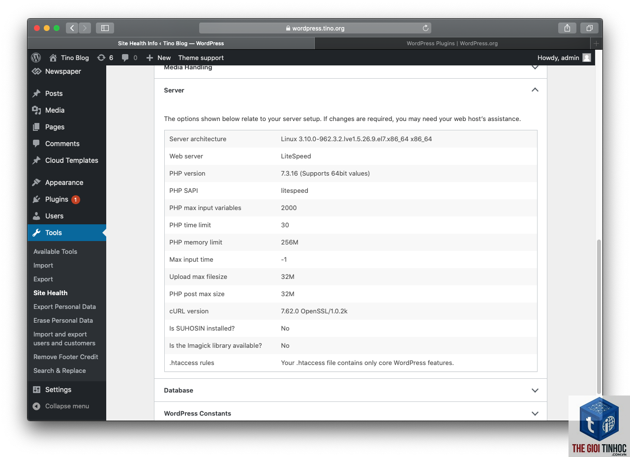 wordpress memory usage cao - Hình 5