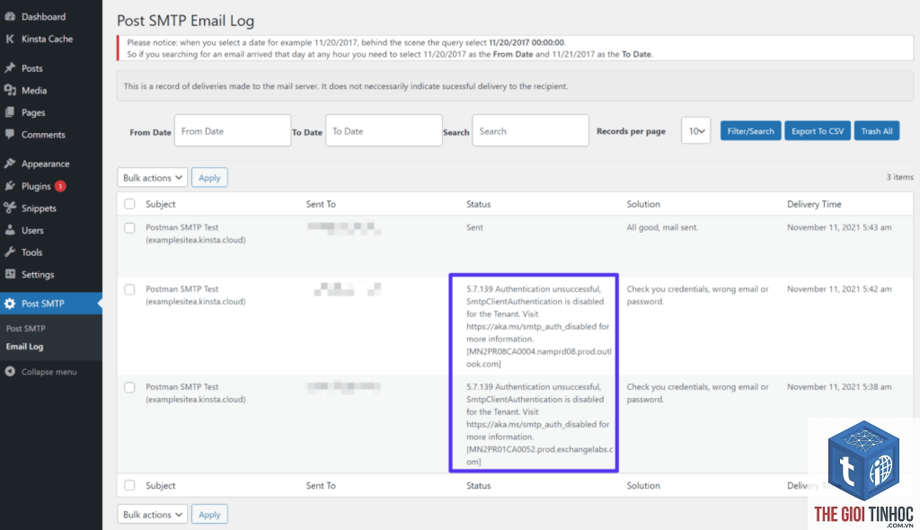 wordpress microsoft 365 smtp lỗi - Hình 5