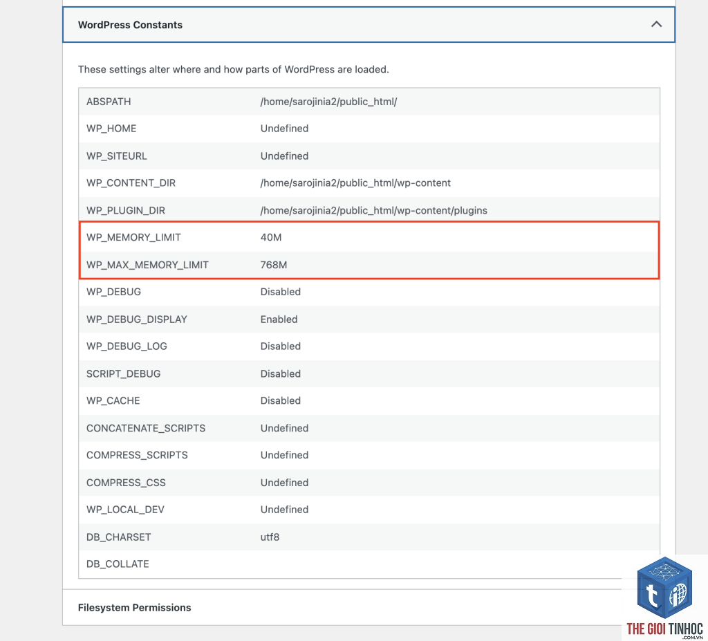 wordpress mysql resource limit