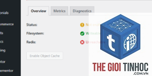 wordpress object cache lỗi