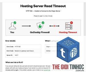 wordpress origin server error