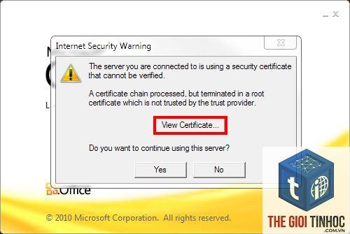 wordpress outlook certificate error - Hình 4
