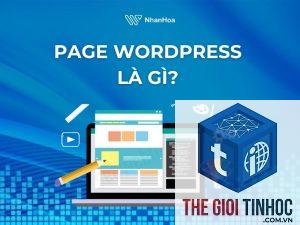 wordpress page là gì
