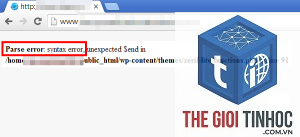 wordpress parse error