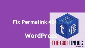 wordpress permalink error