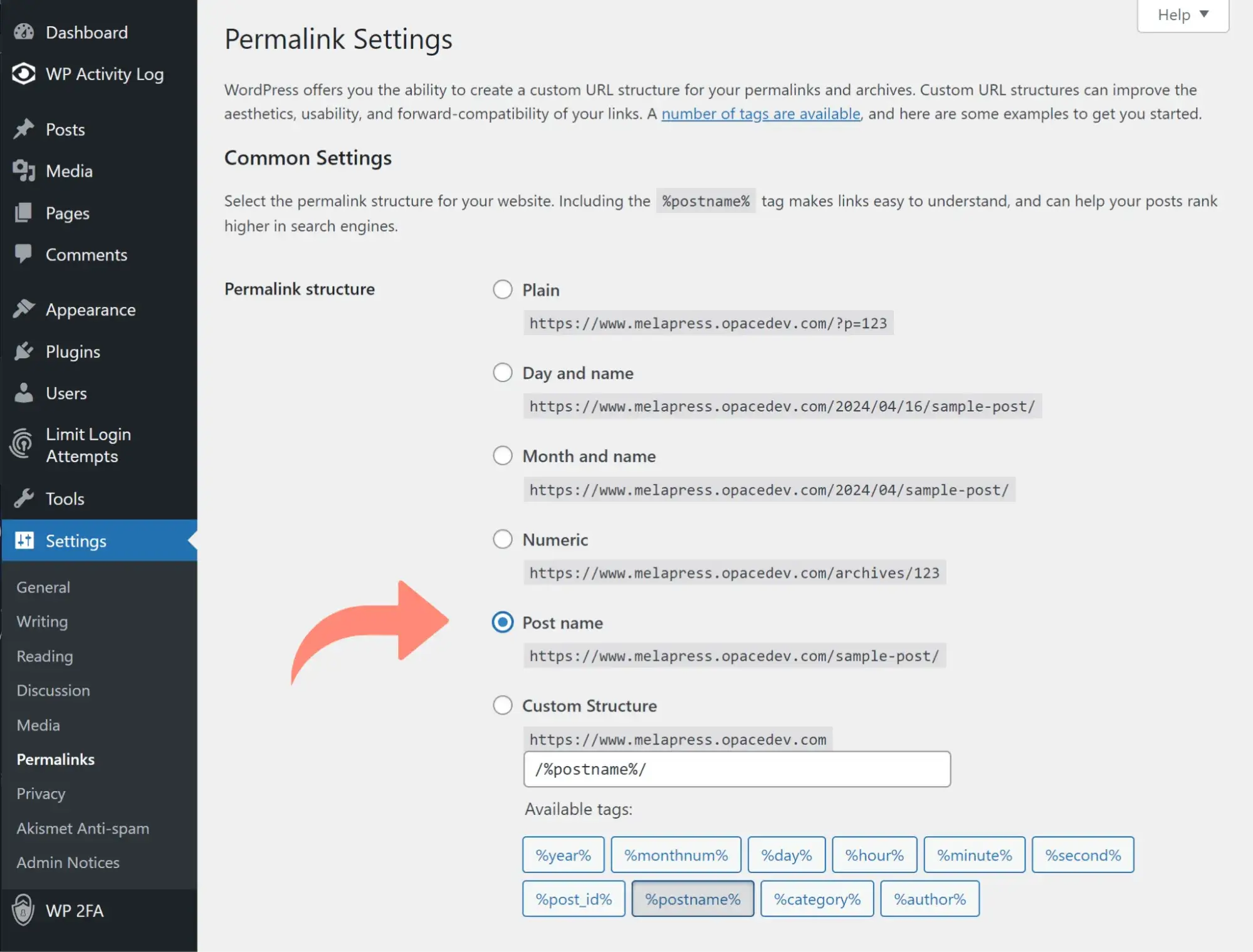 wordpress permalink structure issue - Hình 4