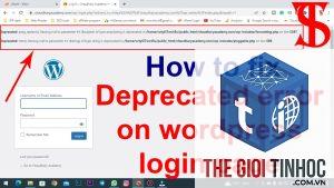 wordpress php deprecated