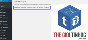 wordpress php max execution time