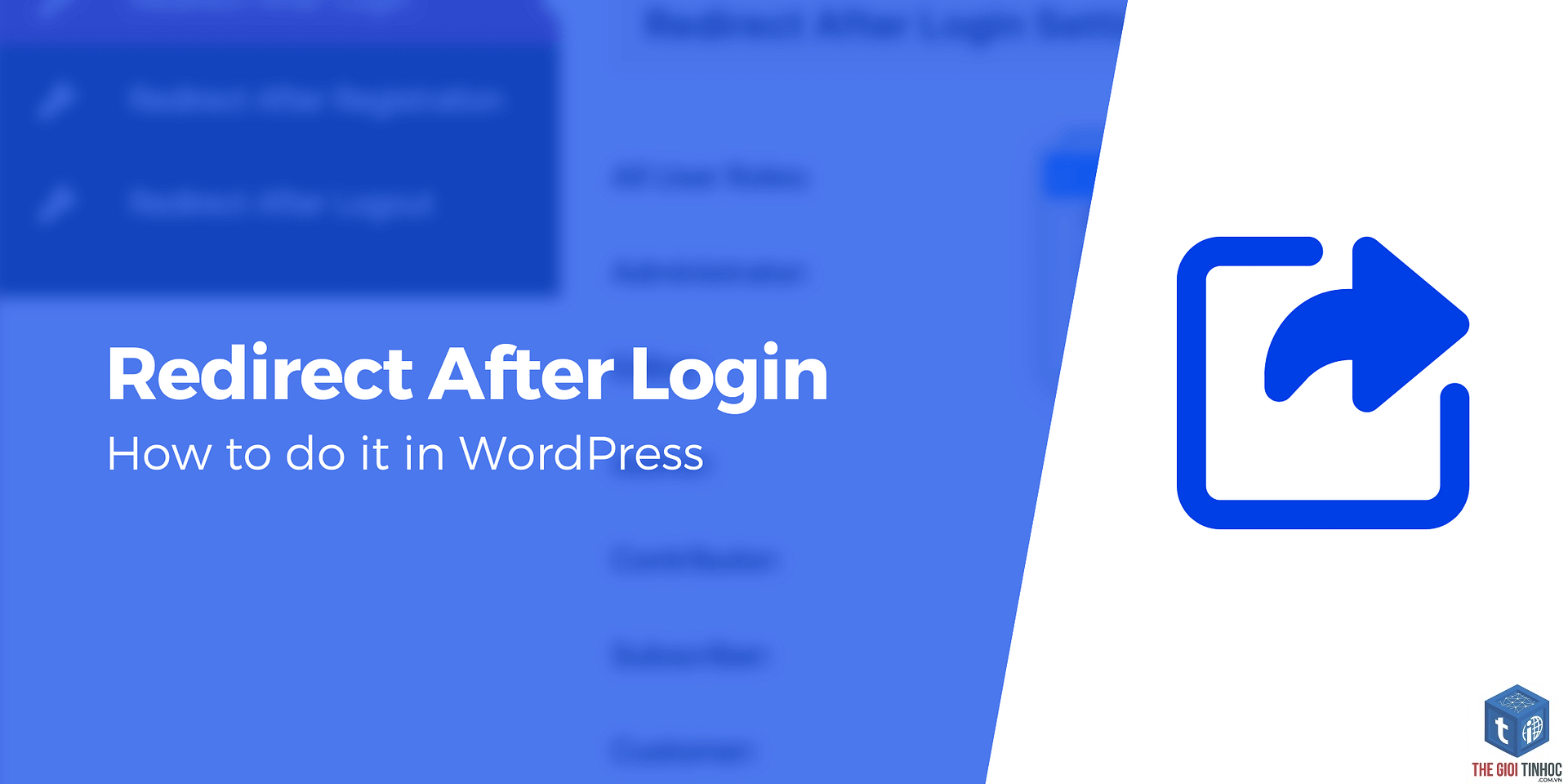 wordpress redirect after login - Hình 2