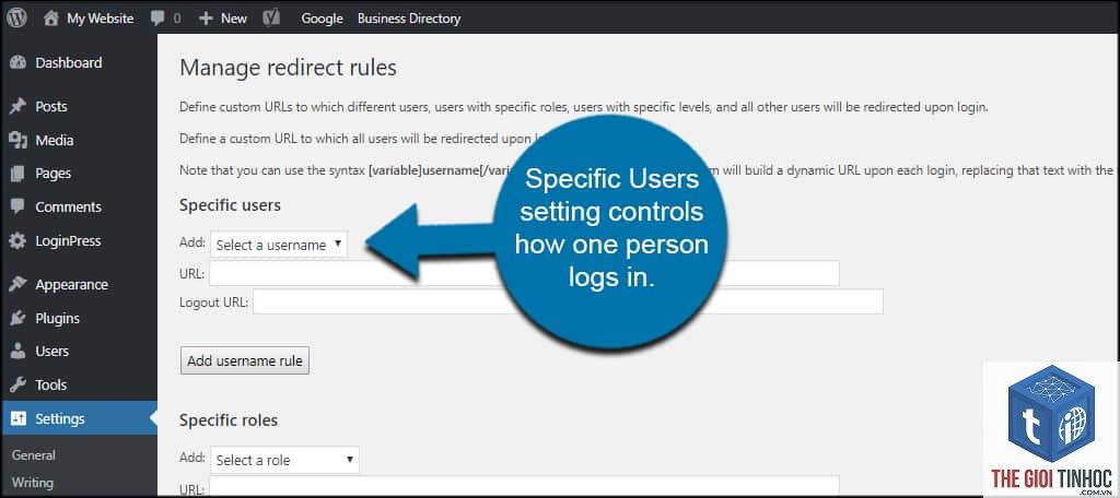 wordpress redirect after login - Hình 3