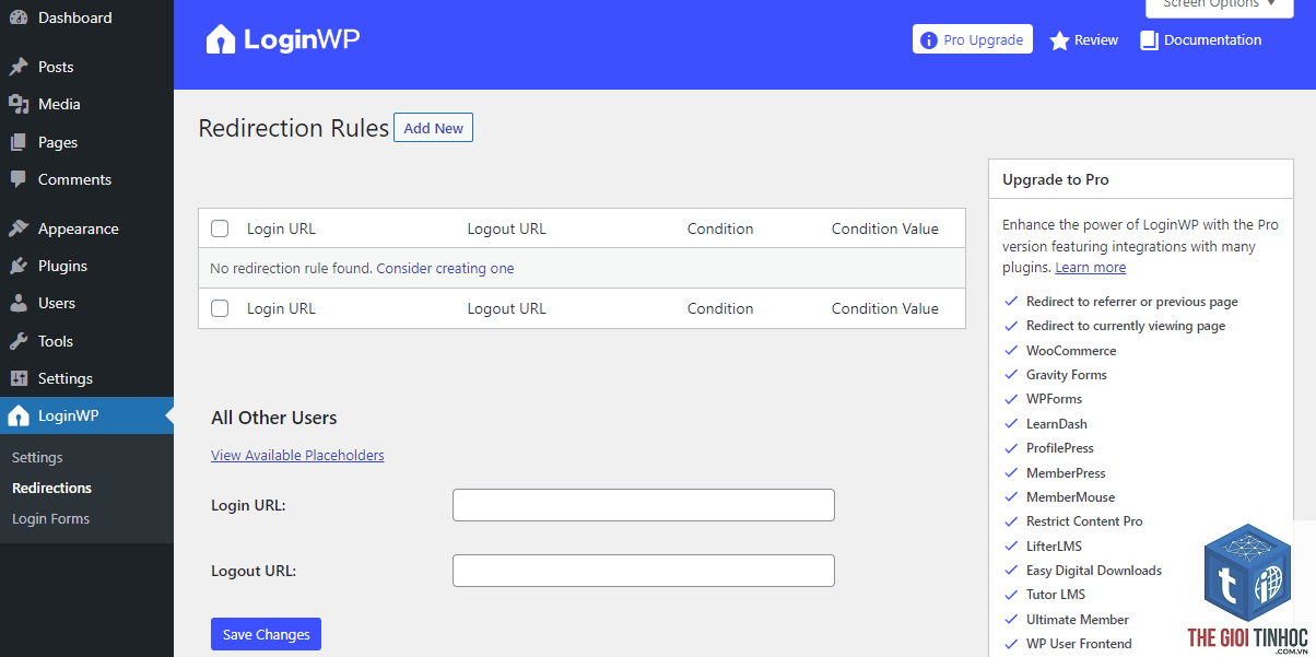 wordpress redirect after login - Hình 1