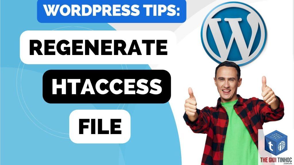 wordpress regenerate htaccess