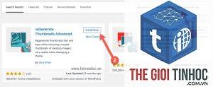 wordpress regenerate thumbnails lỗi