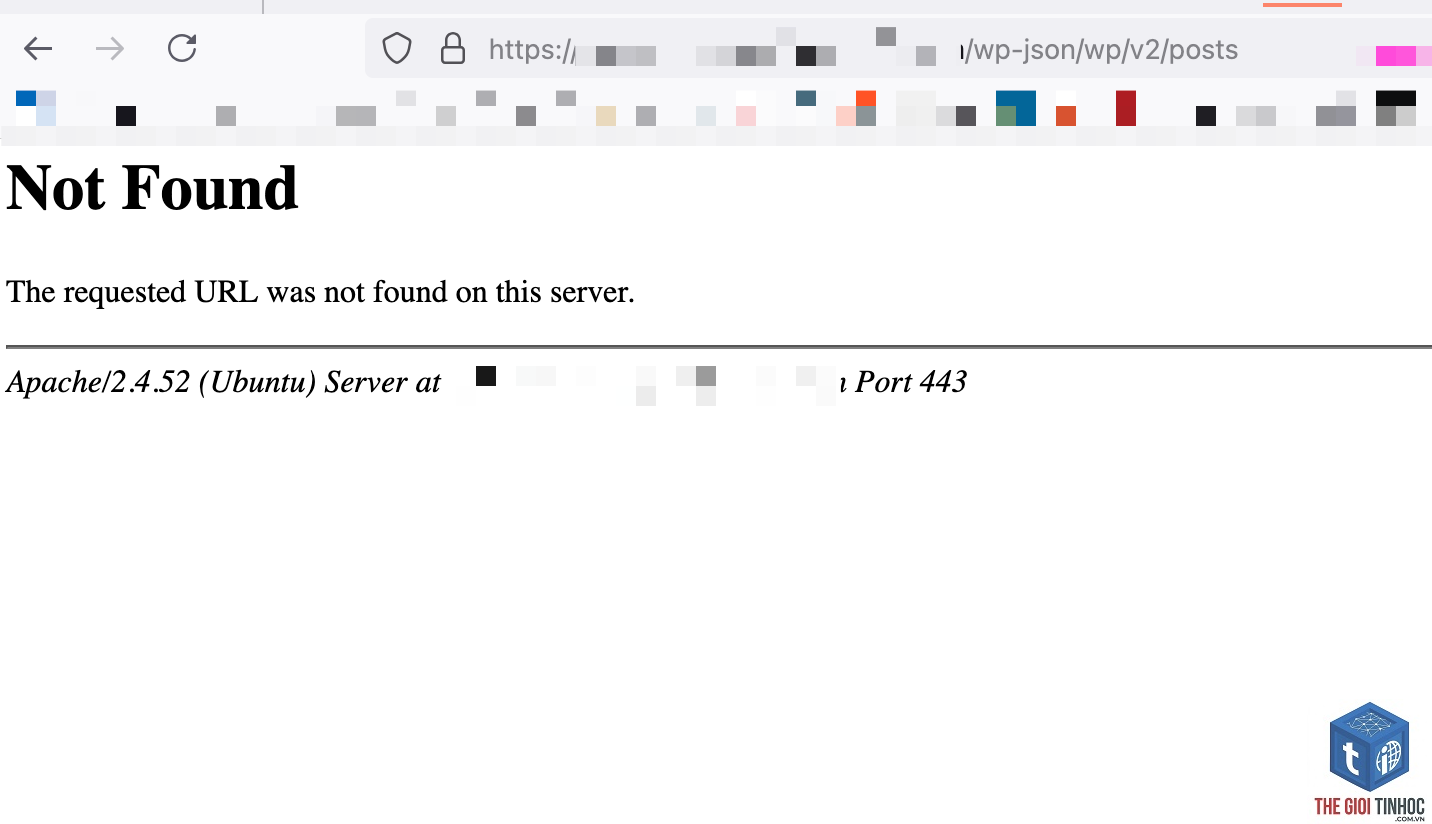wordpress rest api 404 - Hình 1