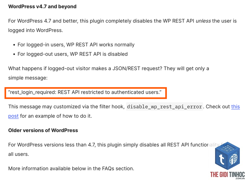wordpress rest api authentication error - Hình 3