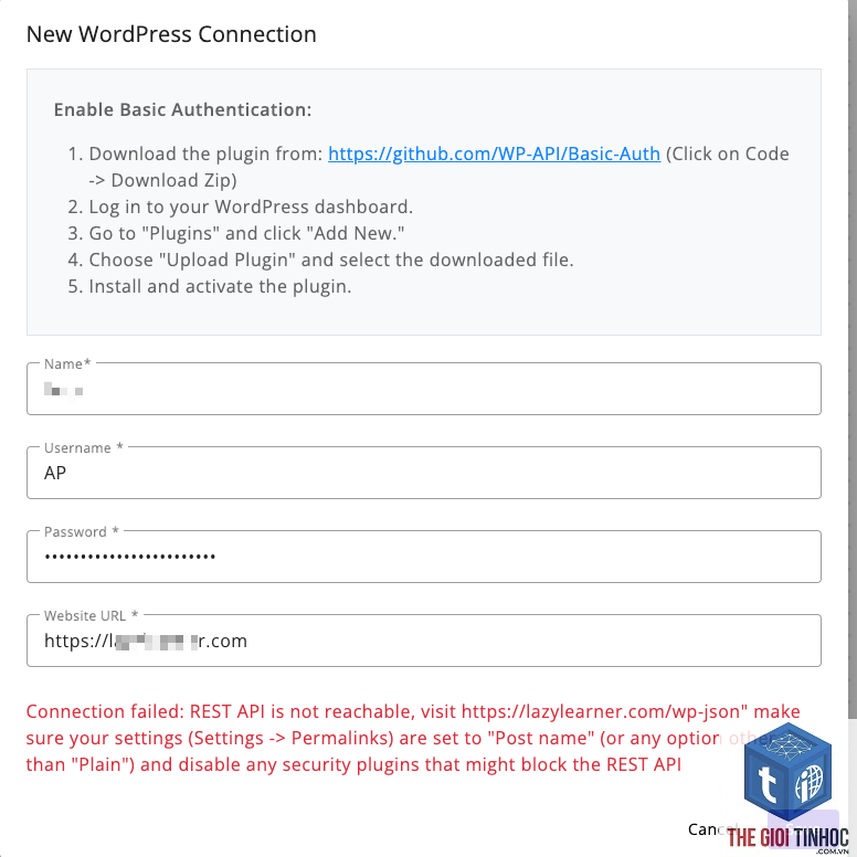 wordpress rest api authentication error - Hình 4