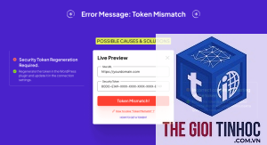 wordpress security token error