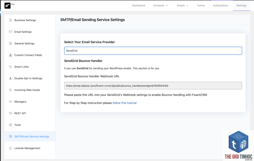 wordpress sendgrid bounce issue