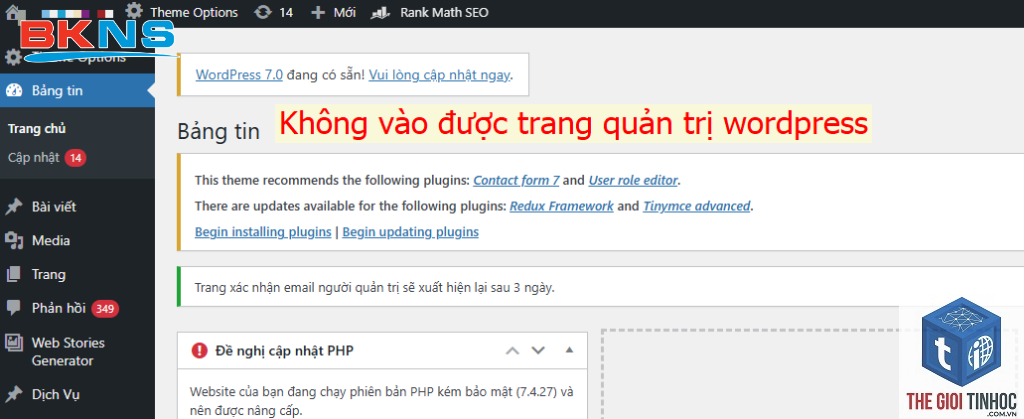 wordpress server không phản hồi - Hình 2