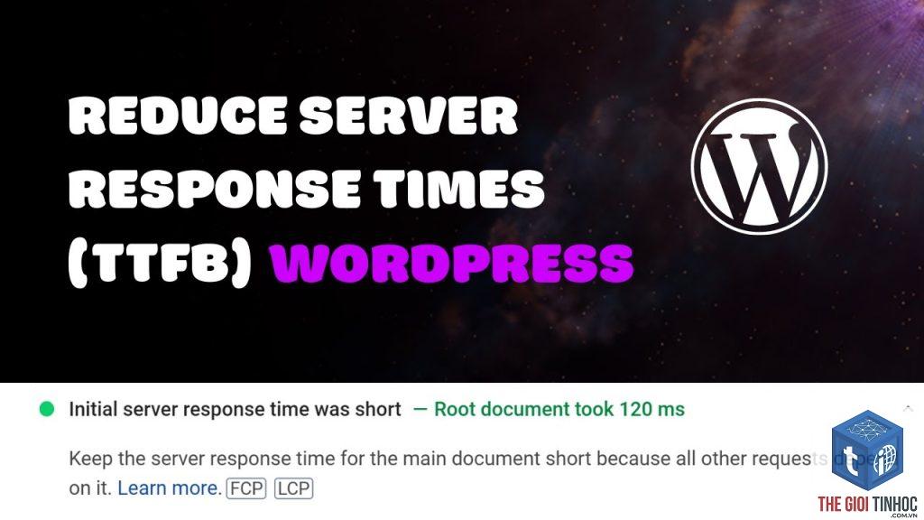 wordpress server response time cao