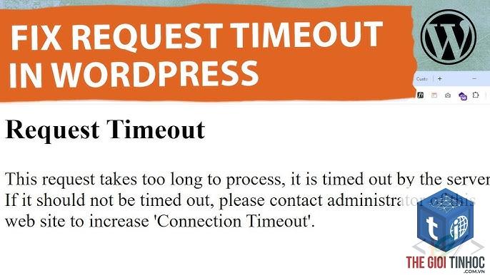wordpress server timeout - Hình 2