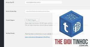 wordpress ses api error