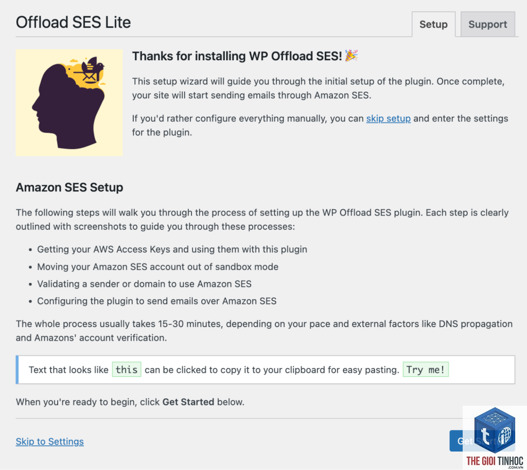 wordpress ses email rejected
